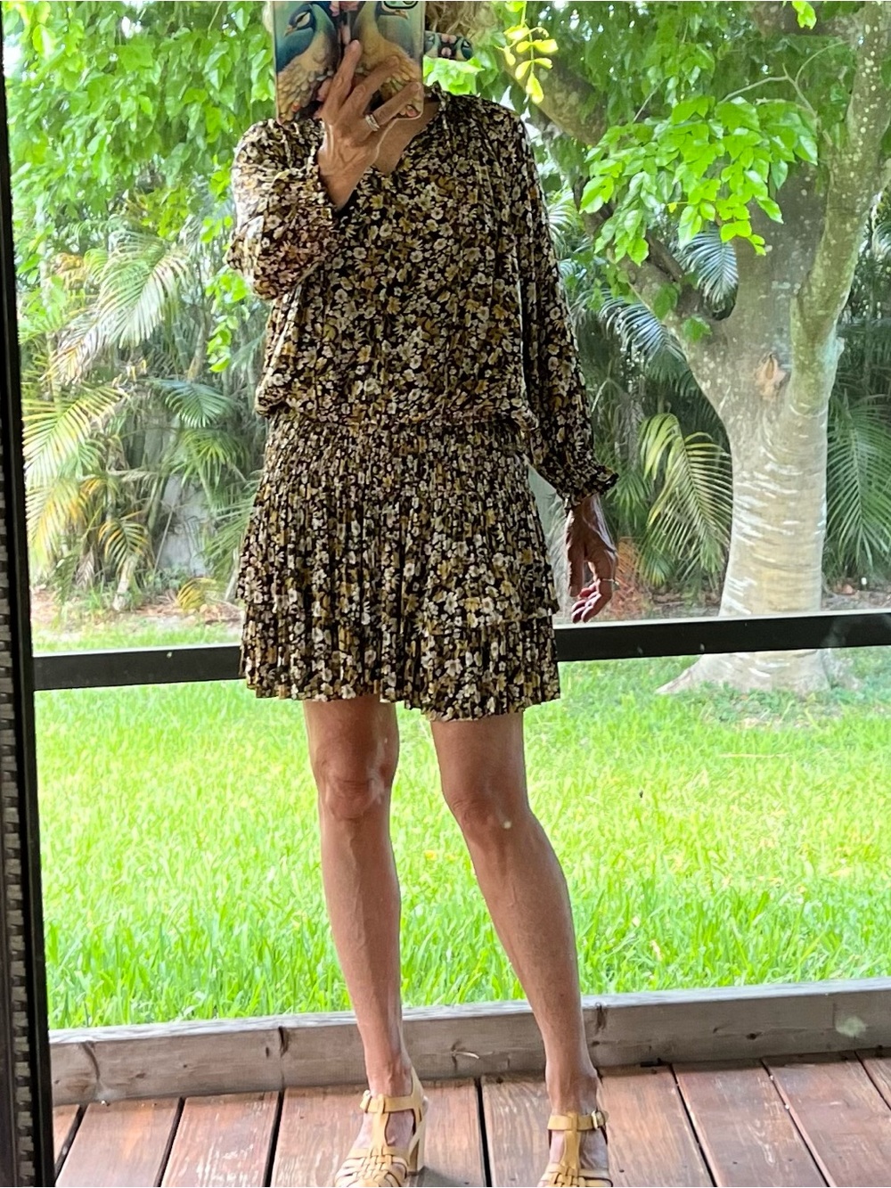 Current Air Floral Mini Dress